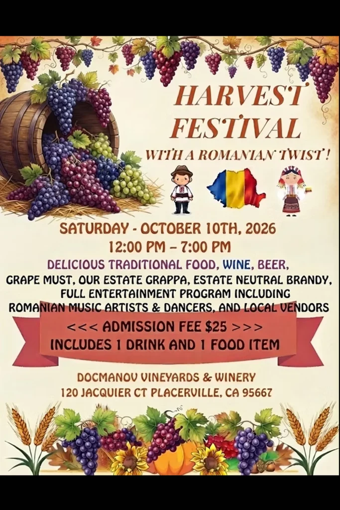 HARVEST FESTIVAL WITH A ROMANIAN TWIST