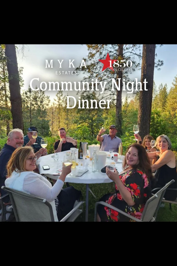 Myka Estates community night dinner