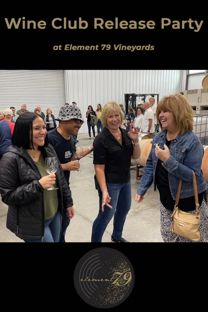 Element 79 Vineyards wine club release party